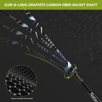 Carbon And Aluminum Integrated Badminton Racket With Three Duck Feather Shuttlecocks